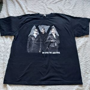 Alstyle Black 2013 Depeche Mode Delta Machine Short Sleeve Concert Tour T-shirt